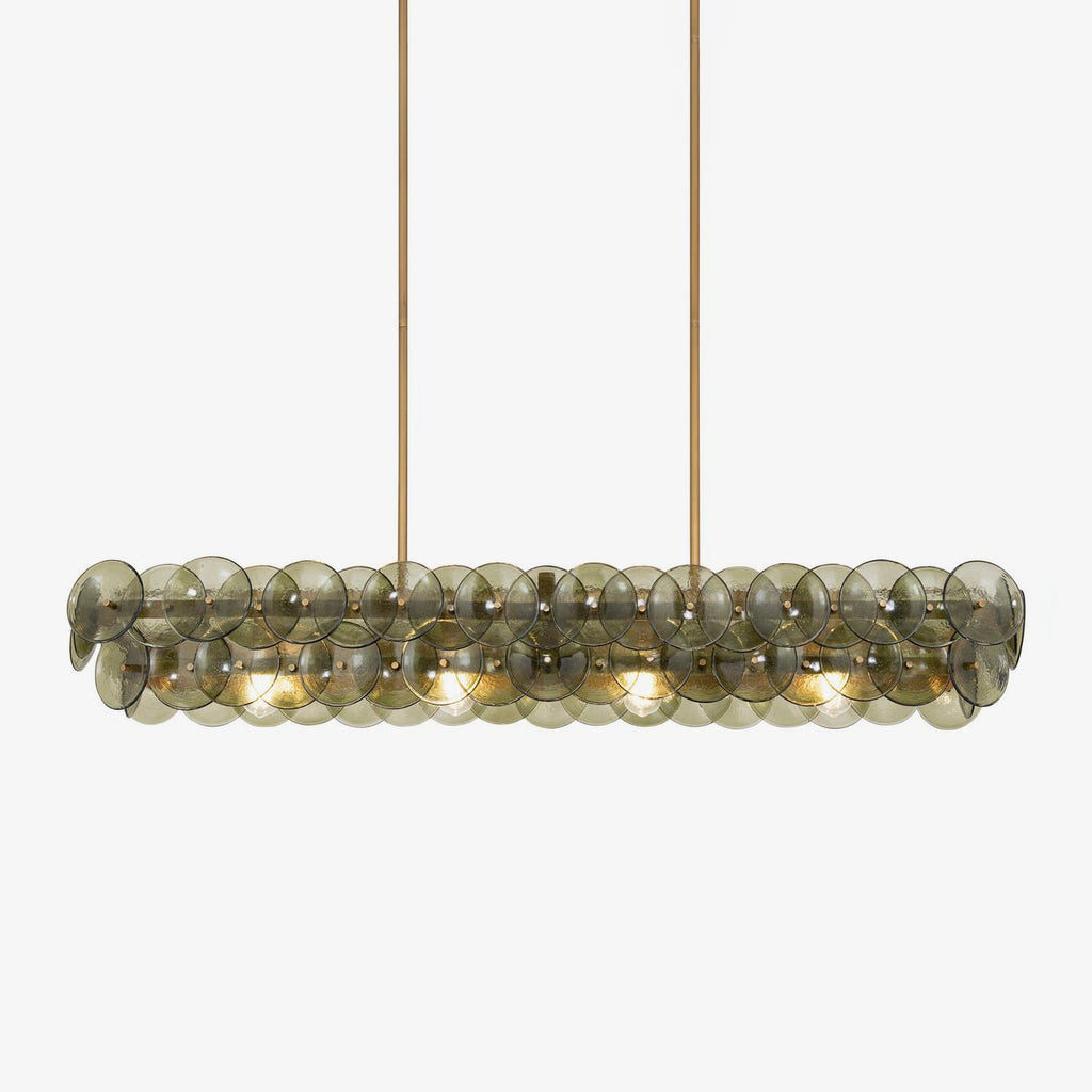 Rectangular Linear Chandelier — Chandelier | Maison Monashee — view 17