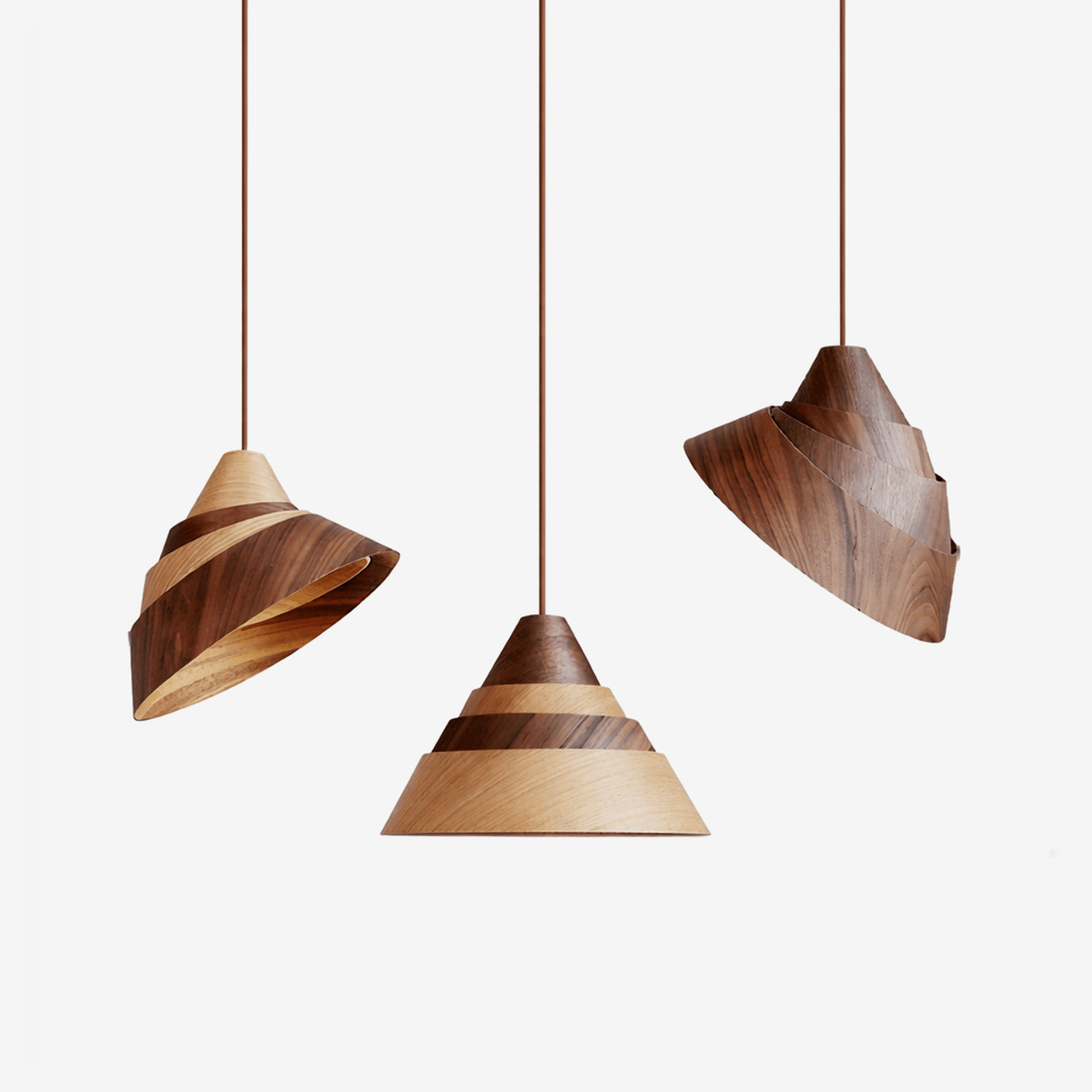 Contemporary Wood Pendant Light — Pendant Light | Maison Monashee