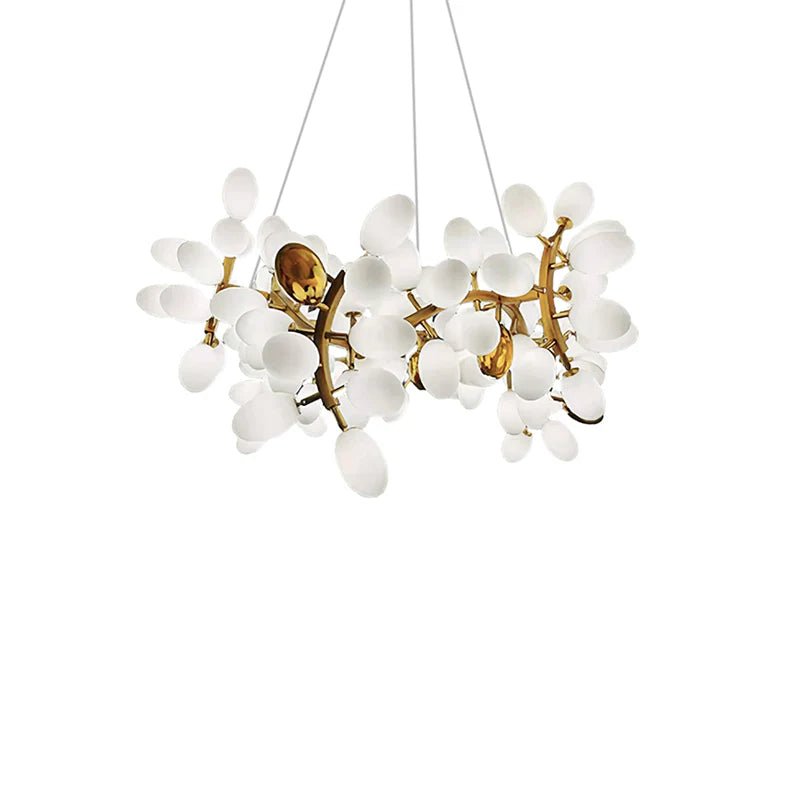 Gold Murano Glass Chandelier — Chandelier | Maison Monashee — view 12