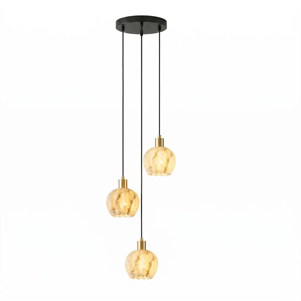 White and Gold Pendant Light Kitchen — Pendant Light | Maison Monashee — view 29