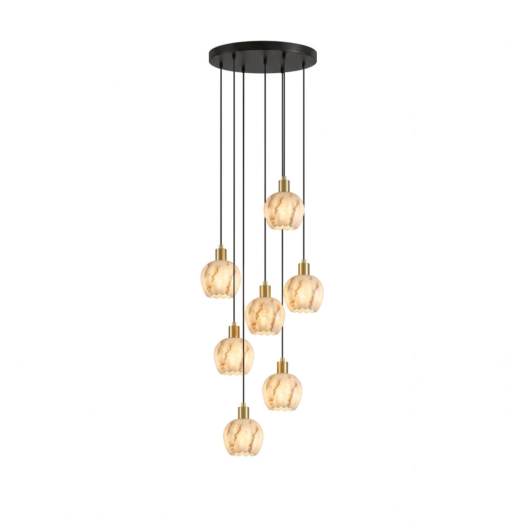 White and Gold Pendant Light Kitchen — Pendant Light | Maison Monashee — view 31