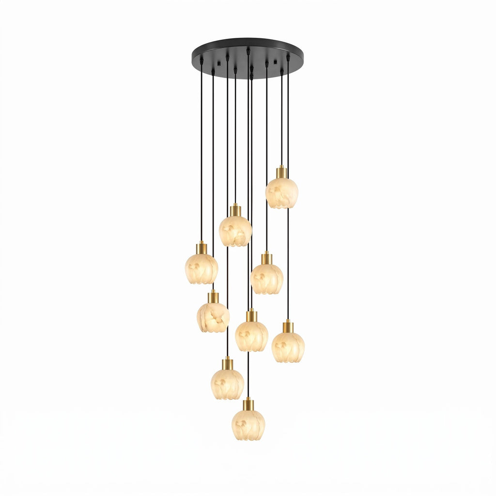 White and Gold Pendant Light Kitchen — Pendant Light | Maison Monashee — view 32