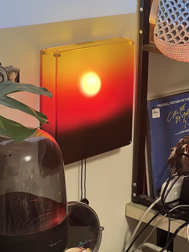 Square Glass Wall Sconce — Wall Sconce | Maison Monashee — view 3