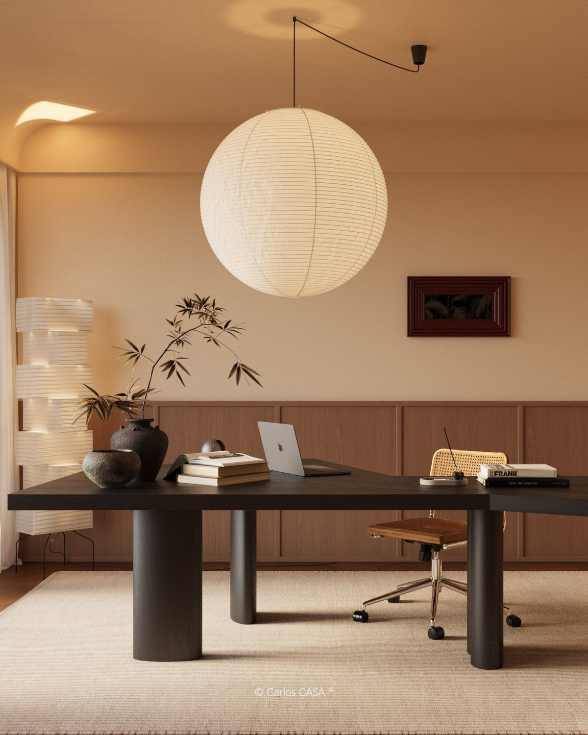 Round Lantern Pendant Light — Pendant Light | Maison Monashee — view 60