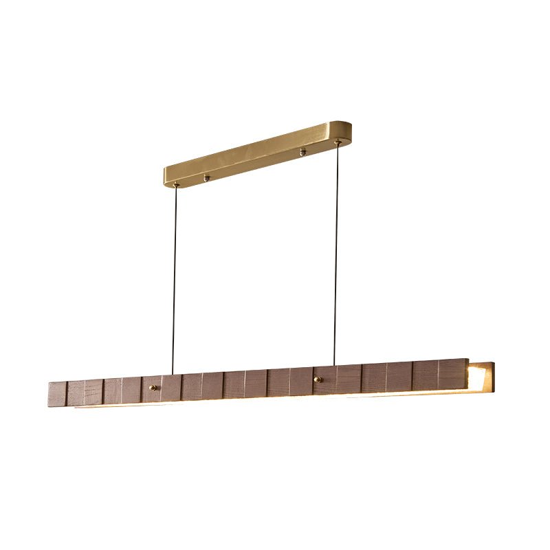 Wood Beam Island Light — Pendant Light | Maison Monashee — view 11