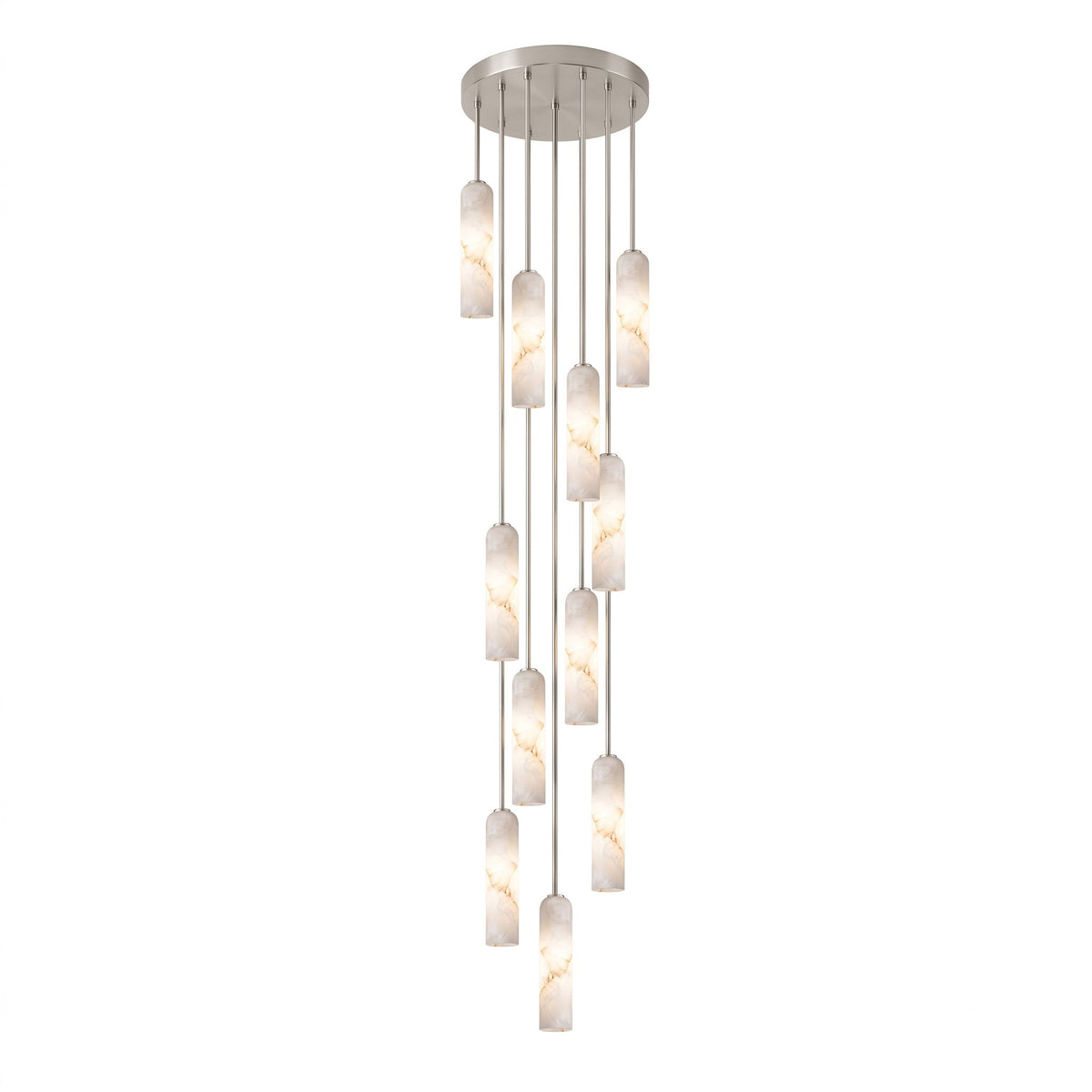 Alabaster Cylinder Pendant Light — Pendant Light | Maison Monashee — view 27