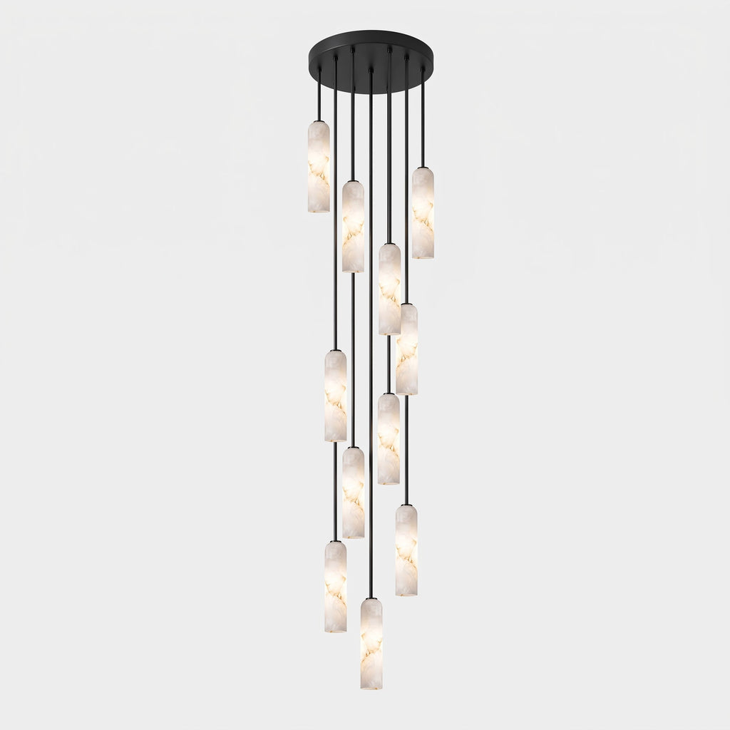 Alabaster Cylinder Pendant Light — Pendant Light | Maison Monashee — view 26