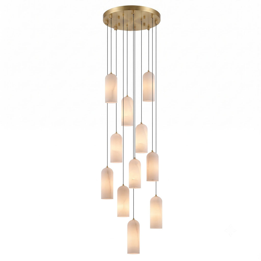 Modern Alabaster Pendant Light — Pendant Light | Maison Monashee — view 50