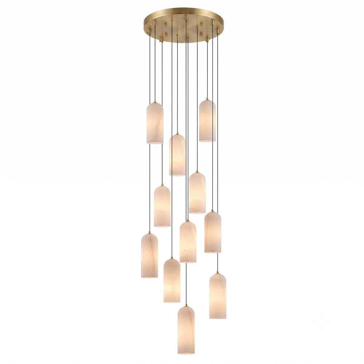 Modern Alabaster Pendant Light — Pendant Light | Maison Monashee — view 50
