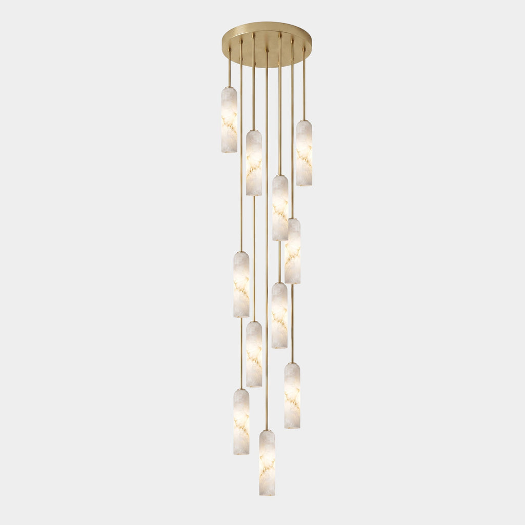 Alabaster Cylinder Pendant Light — Pendant Light | Maison Monashee — view 25