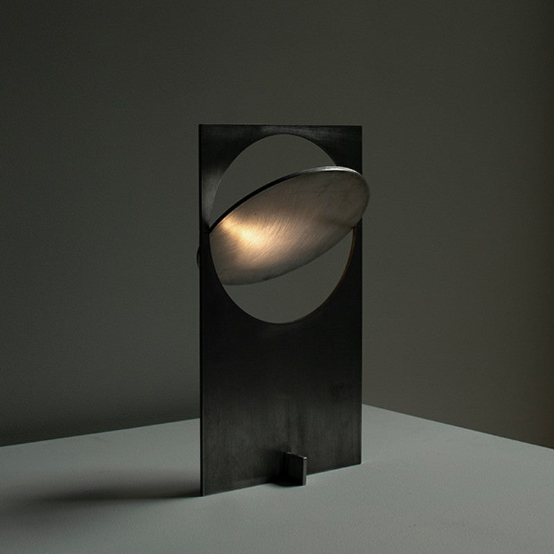 Gold Metal Desk Lamp — Table Lamp | Maison Monashee — view 47