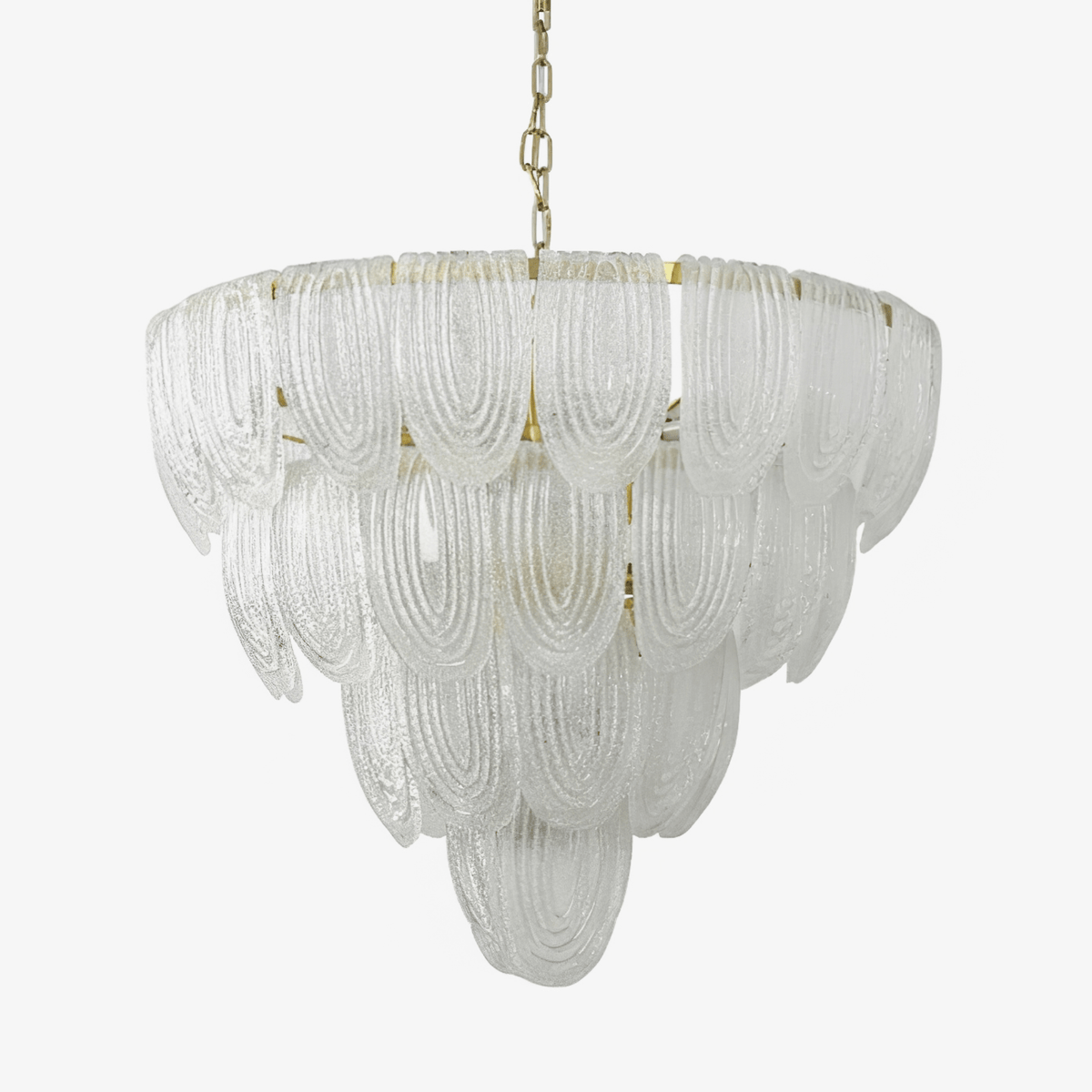 Brushed Gold Dining Room Chandelier — Chandelier | Maison Monashee — view 17