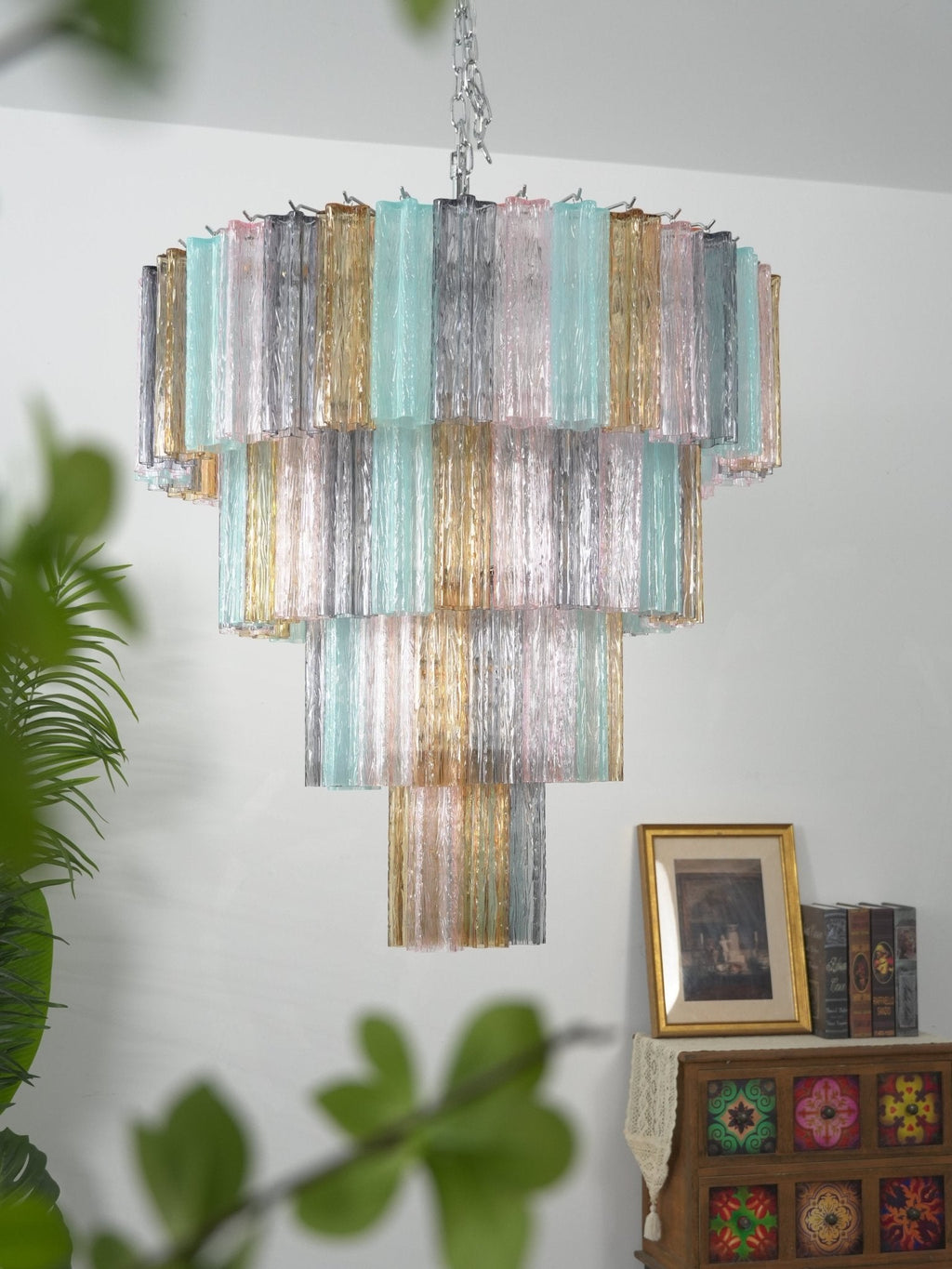 Vintage Silver Chandelier — Chandelier | Maison Monashee — view 15