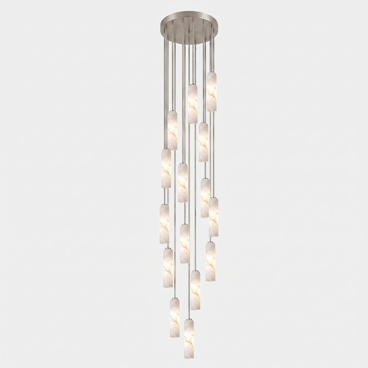 Alabaster Cylinder Pendant Light — Pendant Light | Maison Monashee — view 12