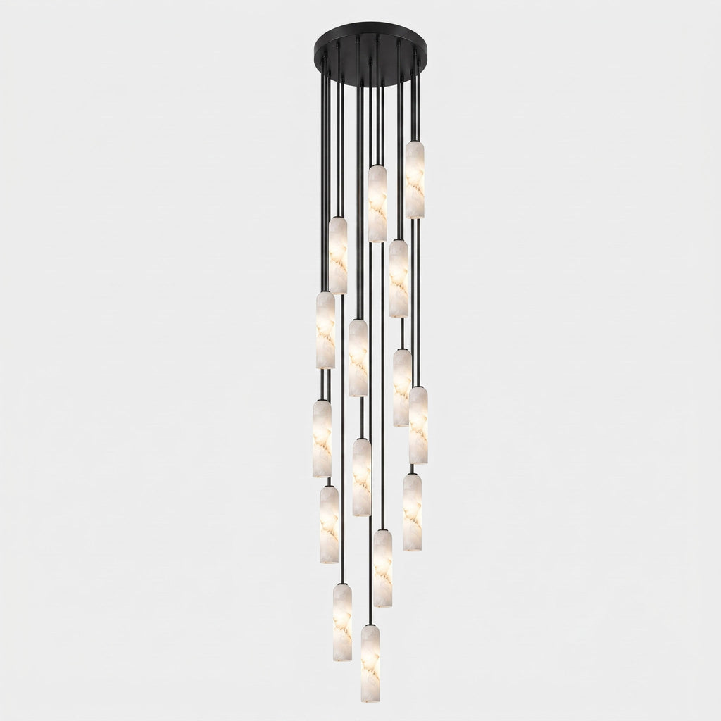 Alabaster Cylinder Pendant Light — Pendant Light | Maison Monashee — view 29