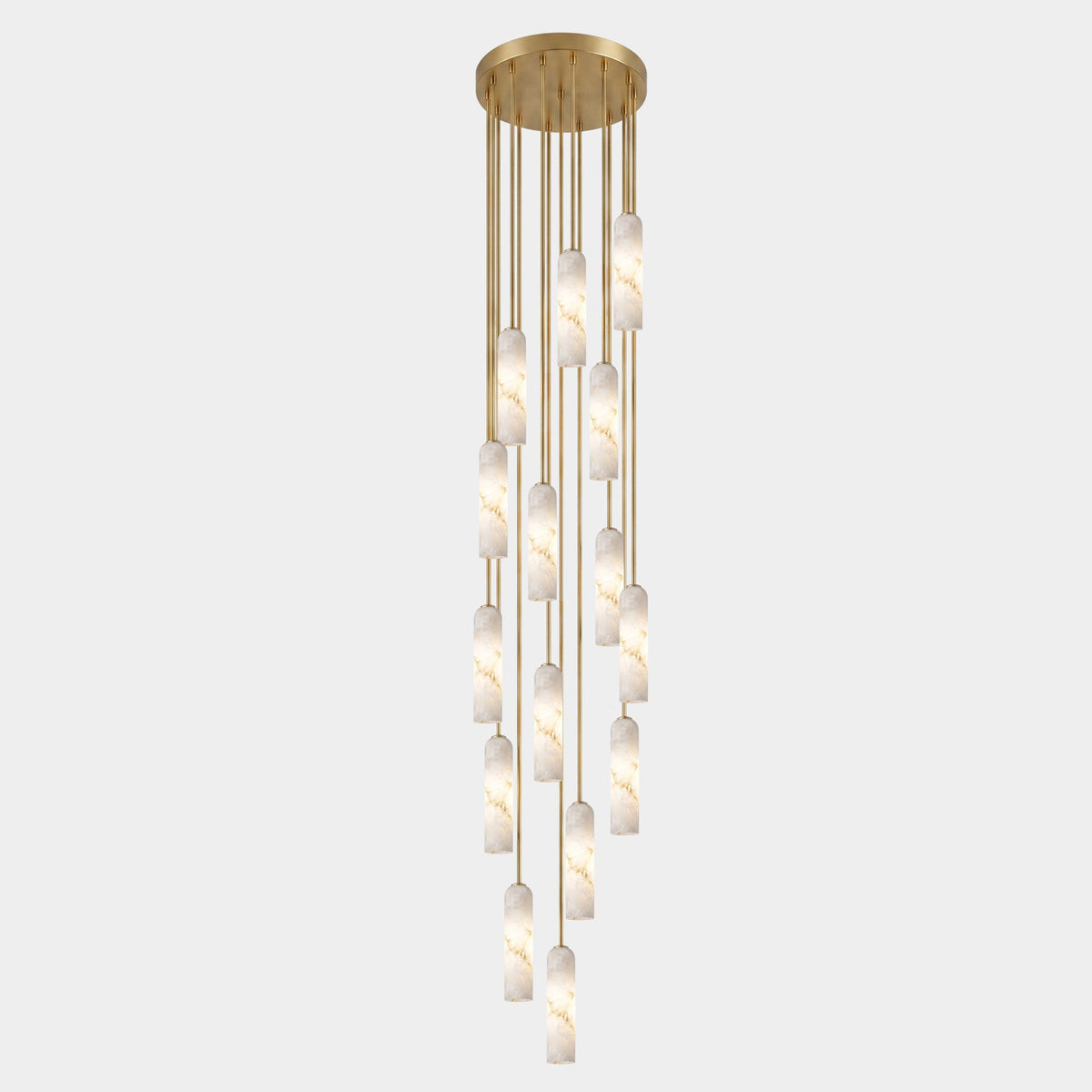 Alabaster Cylinder Pendant Light — Pendant Light | Maison Monashee — view 28