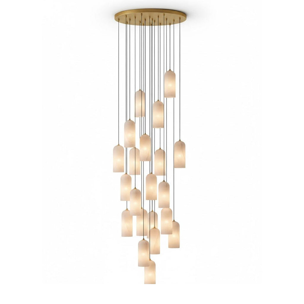 Modern Alabaster Pendant Light — Pendant Light | Maison Monashee — view 26
