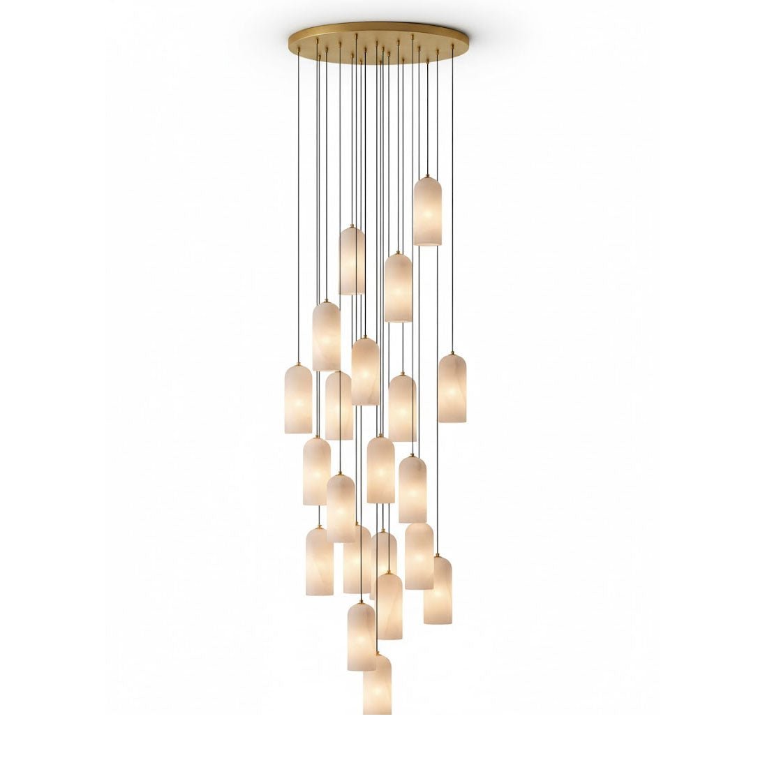 Modern Alabaster Pendant Light — Pendant Light | Maison Monashee — view 26