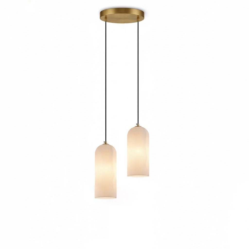 Modern Alabaster Pendant Light — Pendant Light | Maison Monashee — view 23