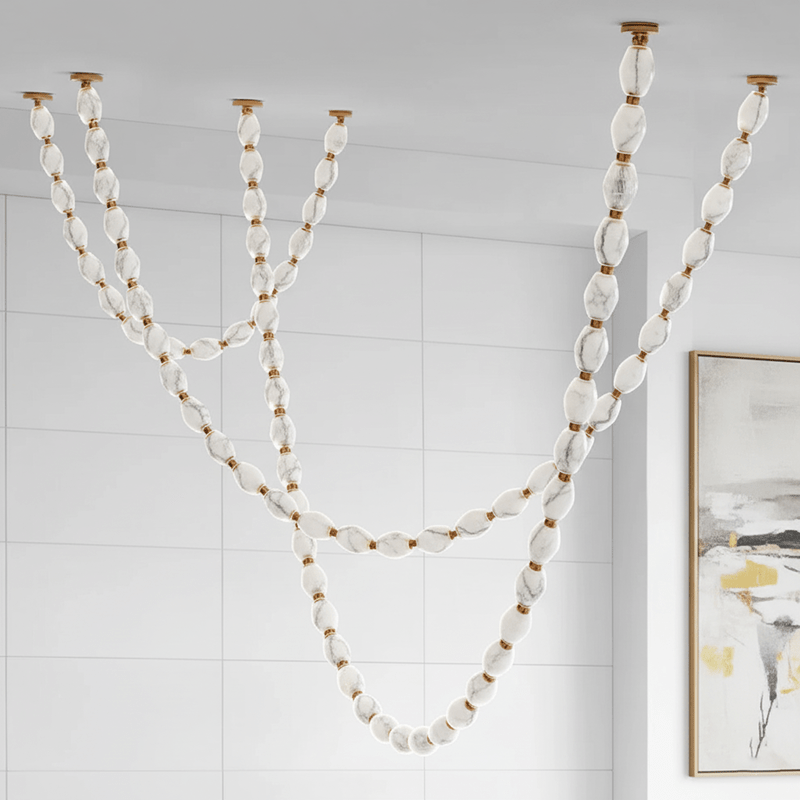 Glass Chain Chandelier — Chandelier | Maison Monashee — view 102