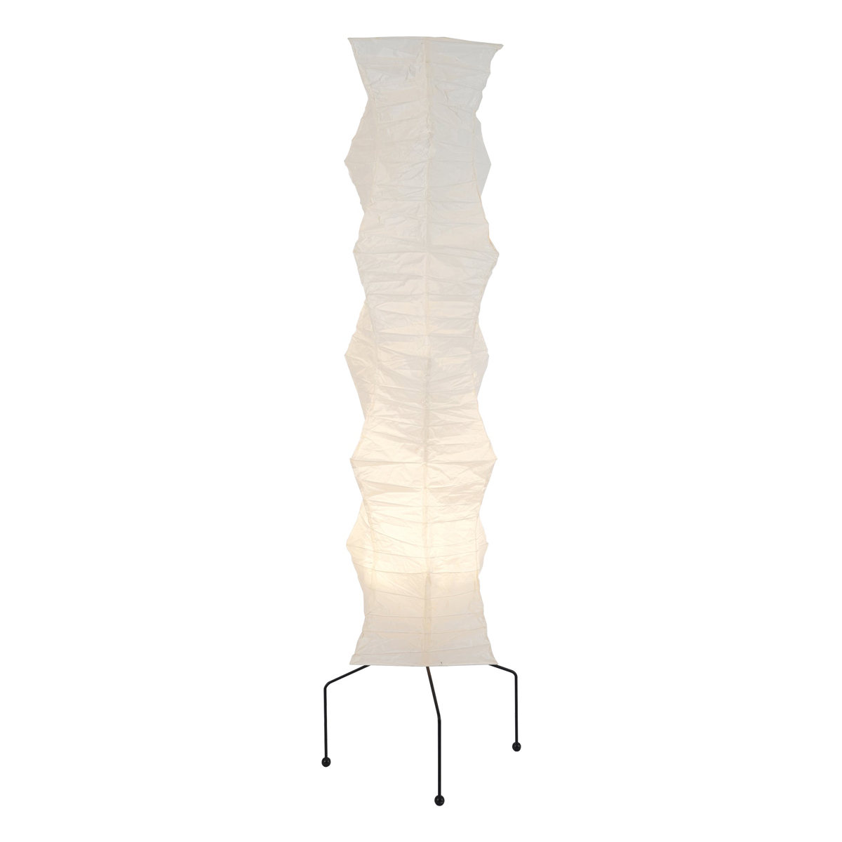 Rice Paper Floor Lamp — Floor Lamp | Maison Monashee — view 184