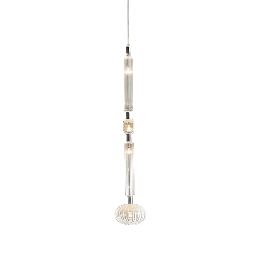 Gold Cylinder Pendant Light — Pendant Light | Maison Monashee — view 76