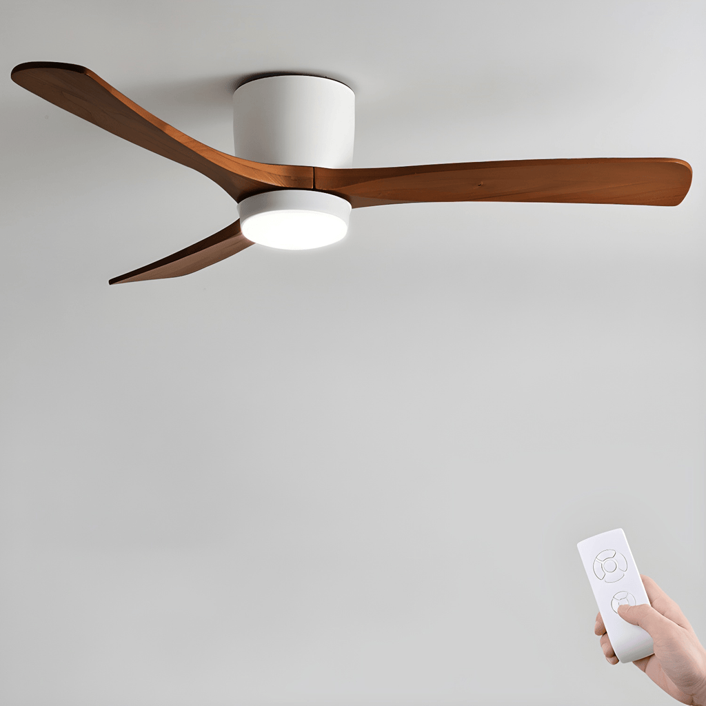 Grey Ceiling Fan with Light — Ceiling Fan | Maison Monashee — view 50