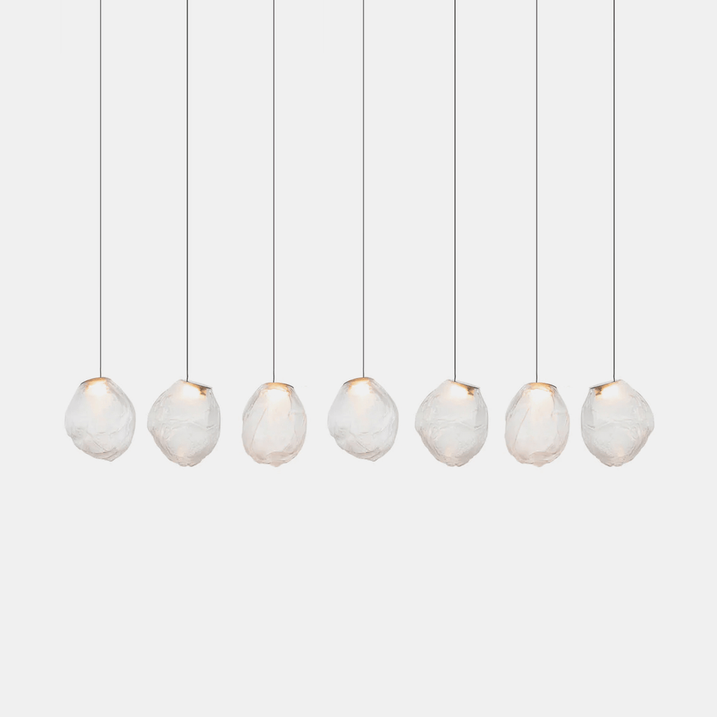 Clear Glass Pendant Light Fixture — Pendant Light | Maison Monashee — view 118