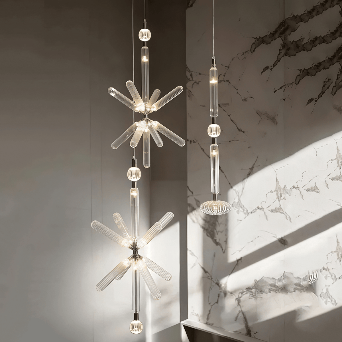 Gold Cylinder Pendant Light — Pendant Light | Maison Monashee — view 89