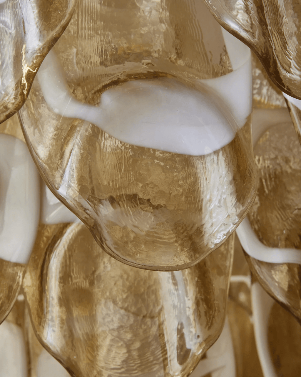 Yellow Glass Chandelier — Chandelier | Maison Monashee — view 17