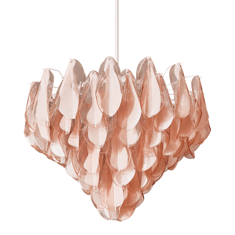 Yellow Glass Chandelier — Chandelier | Maison Monashee — view 7