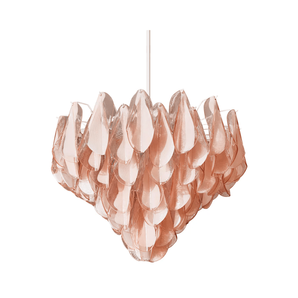 Yellow Glass Chandelier — Chandelier | Maison Monashee — view 13