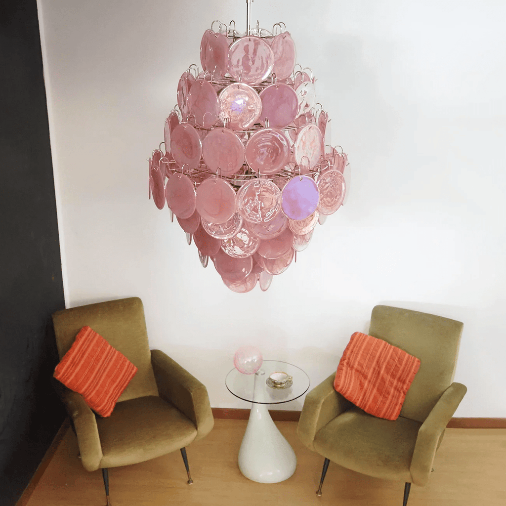 Pink Chandelier — Chandelier | Maison Monashee — view 2