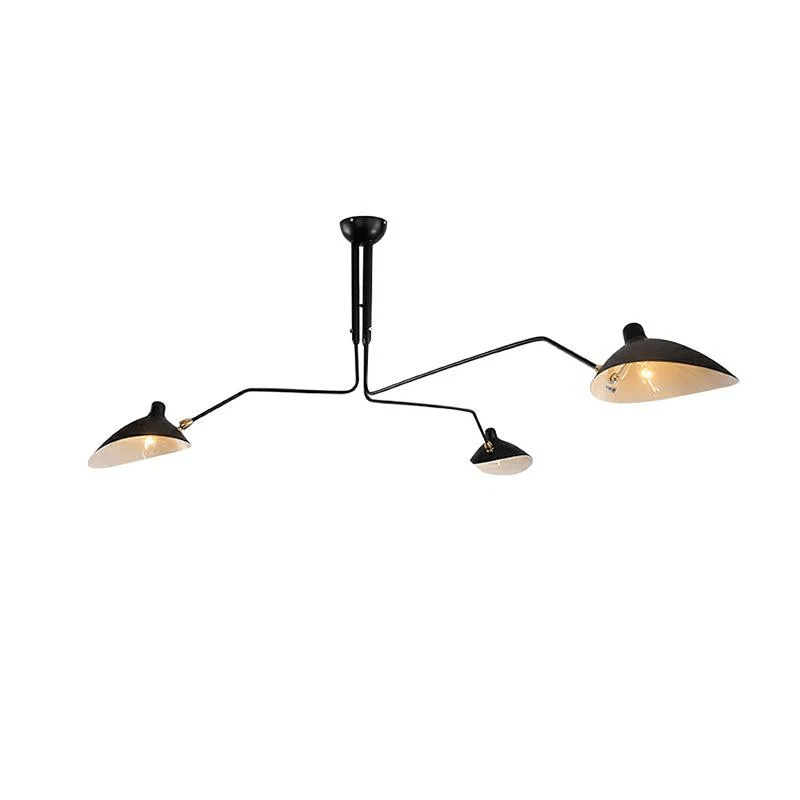 Black Metal Ceiling Light Fixture — Ceiling Light | Maison Monashee — view 72