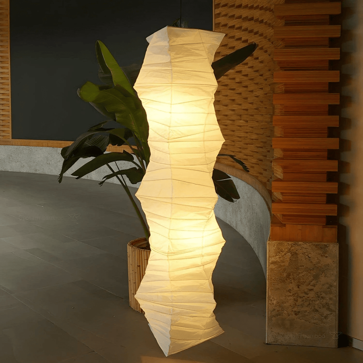Round Paper Pendant Light — Pendant Light | Maison Monashee — view 4