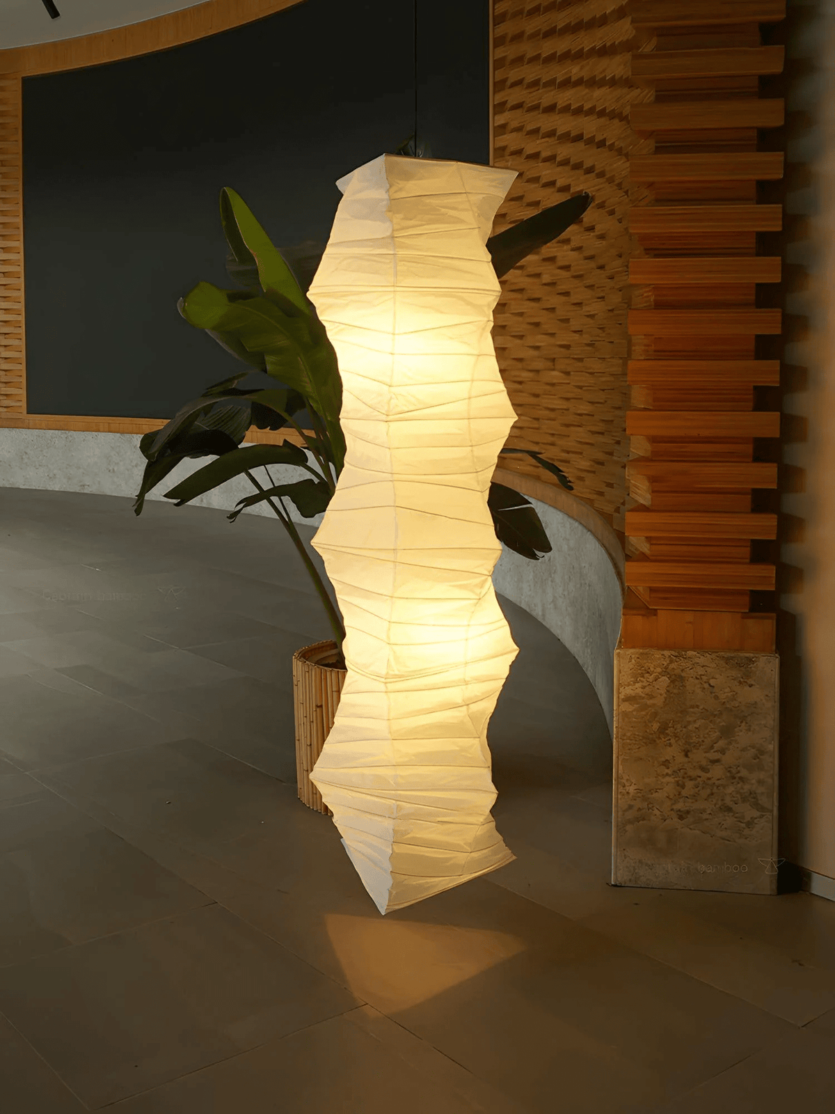 Round Paper Pendant Light — Pendant Light | Maison Monashee — view 7
