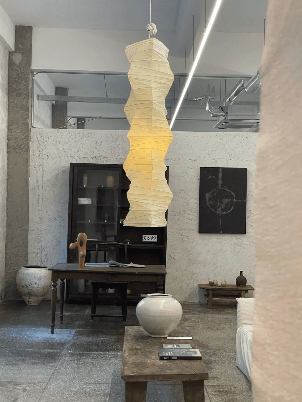 Round Paper Pendant Light — Pendant Light | Maison Monashee — view 10