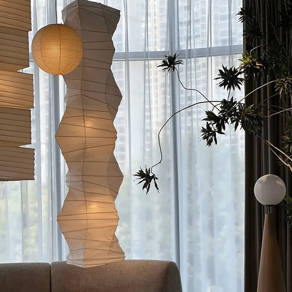 Round Paper Pendant Light — Pendant Light | Maison Monashee — view 18