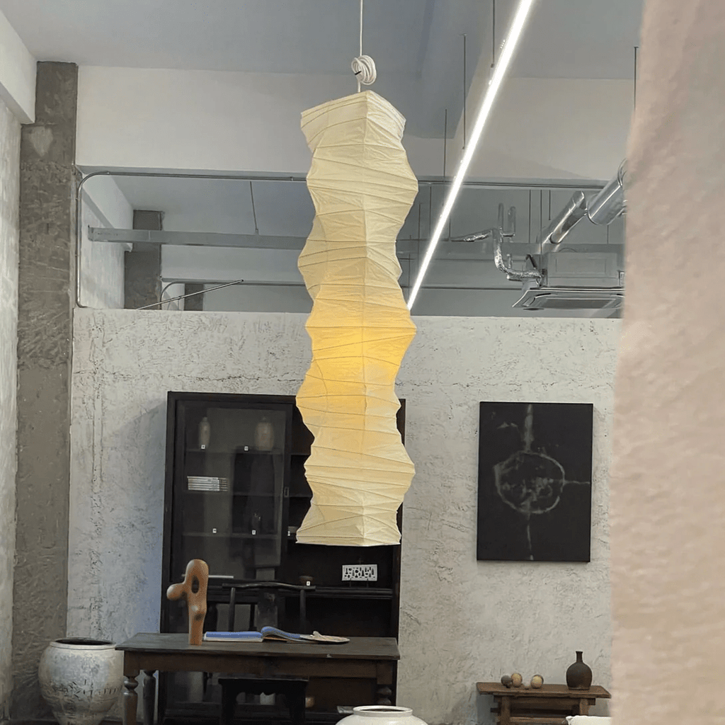 Round Paper Pendant Light — Pendant Light | Maison Monashee — view 21