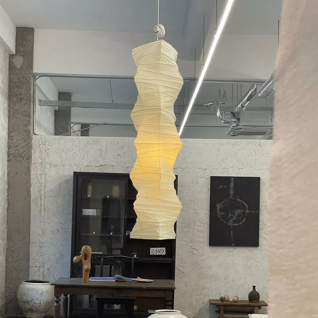 Round Paper Pendant Light — Pendant Light | Maison Monashee — view 21