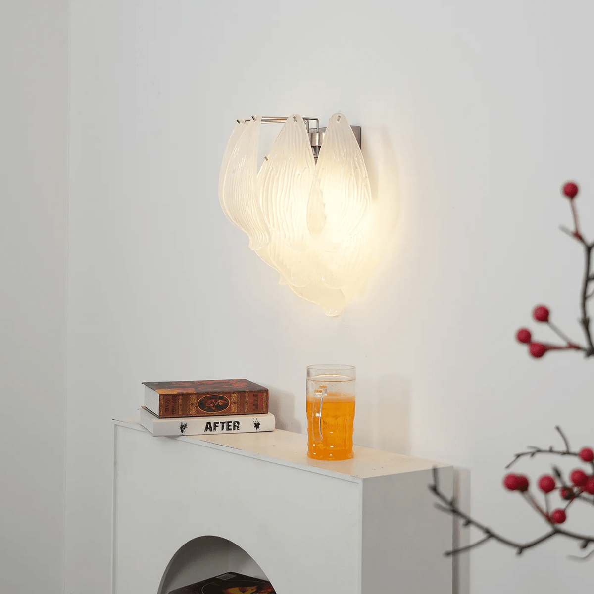 Glass Wall Light — Wall Sconce | Maison Monashee — view 4