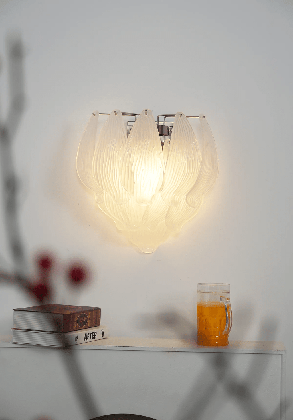 Glass Wall Light — Wall Sconce | Maison Monashee — view 7