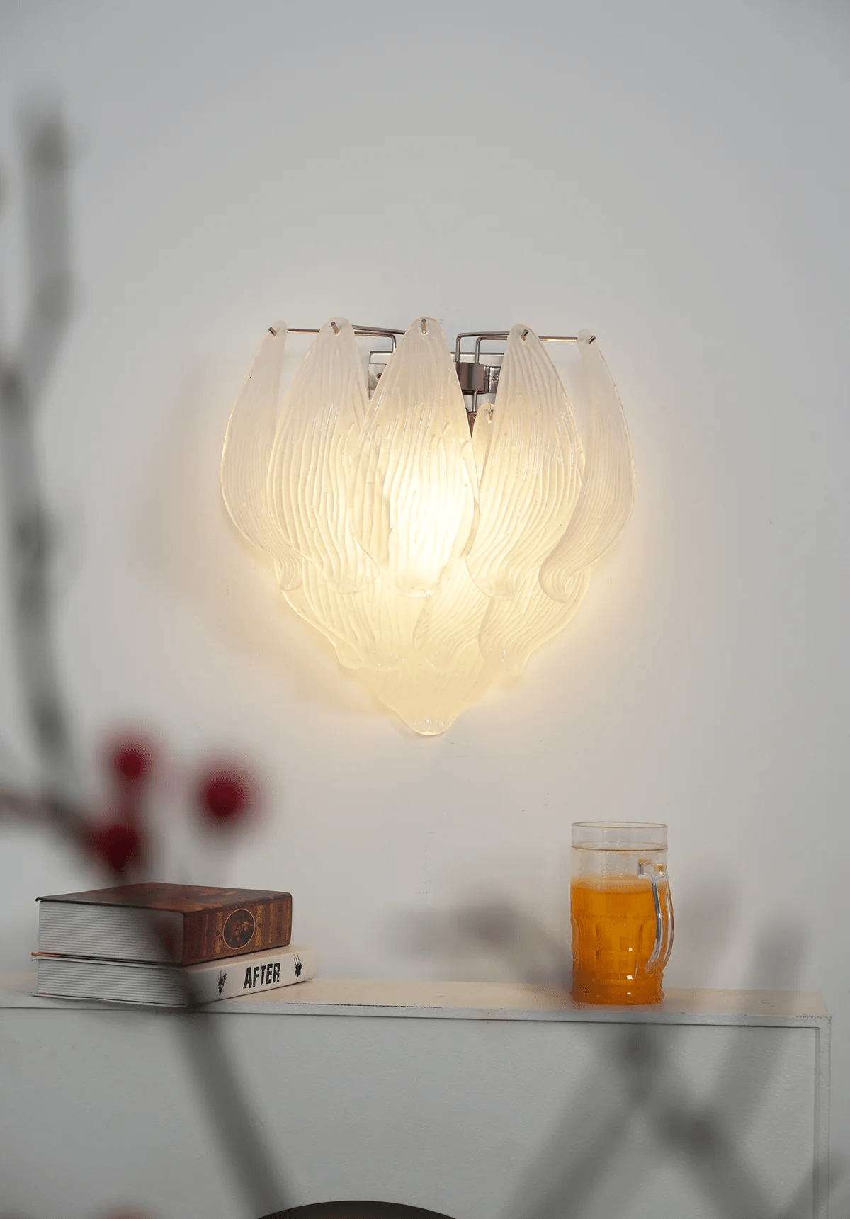 Glass Wall Light — Wall Sconce | Maison Monashee — view 7
