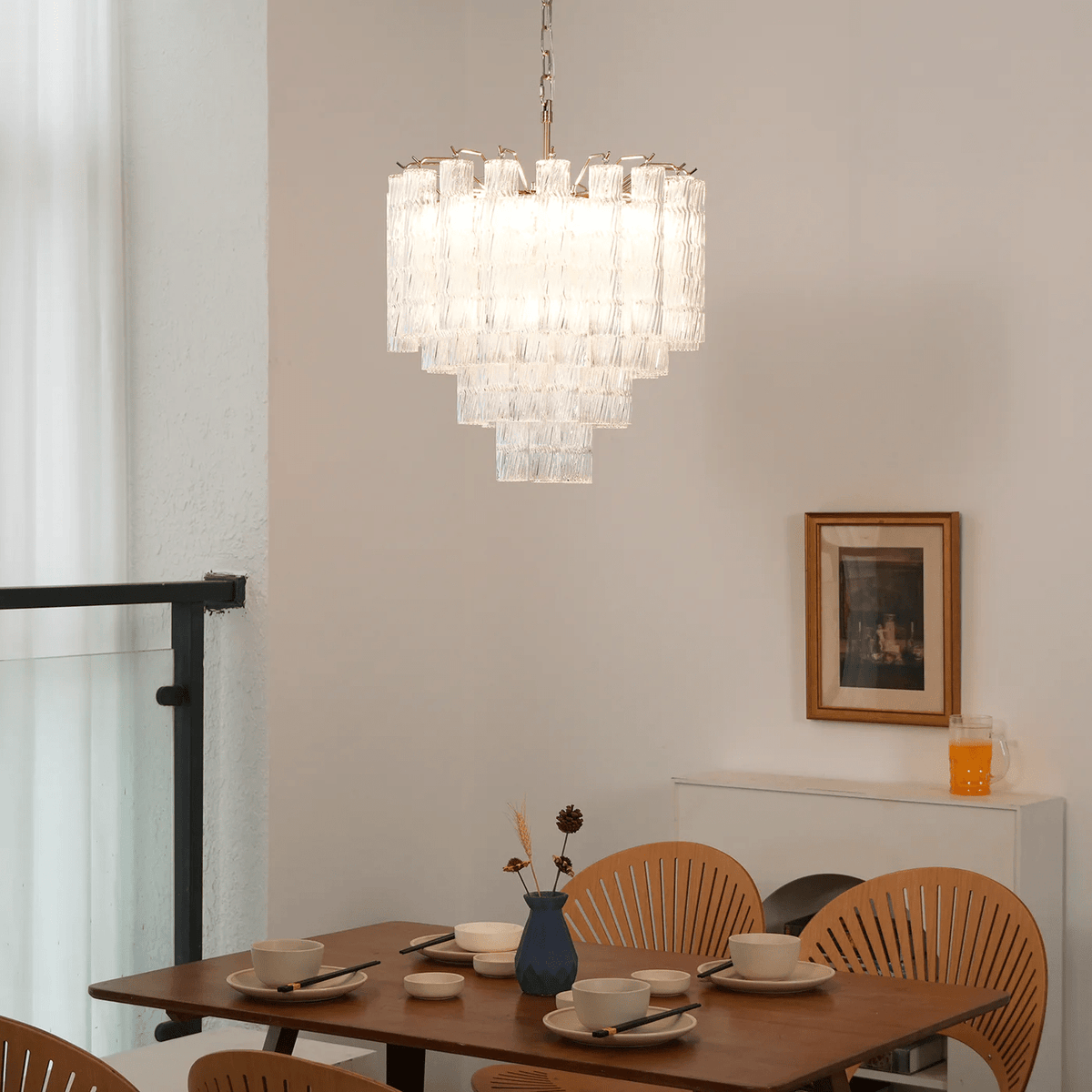 Entryway Crystal Chandelier — Chandelier | Maison Monashee — view 19