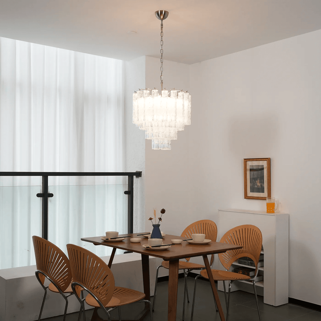 Entryway Crystal Chandelier — Chandelier | Maison Monashee — view 25