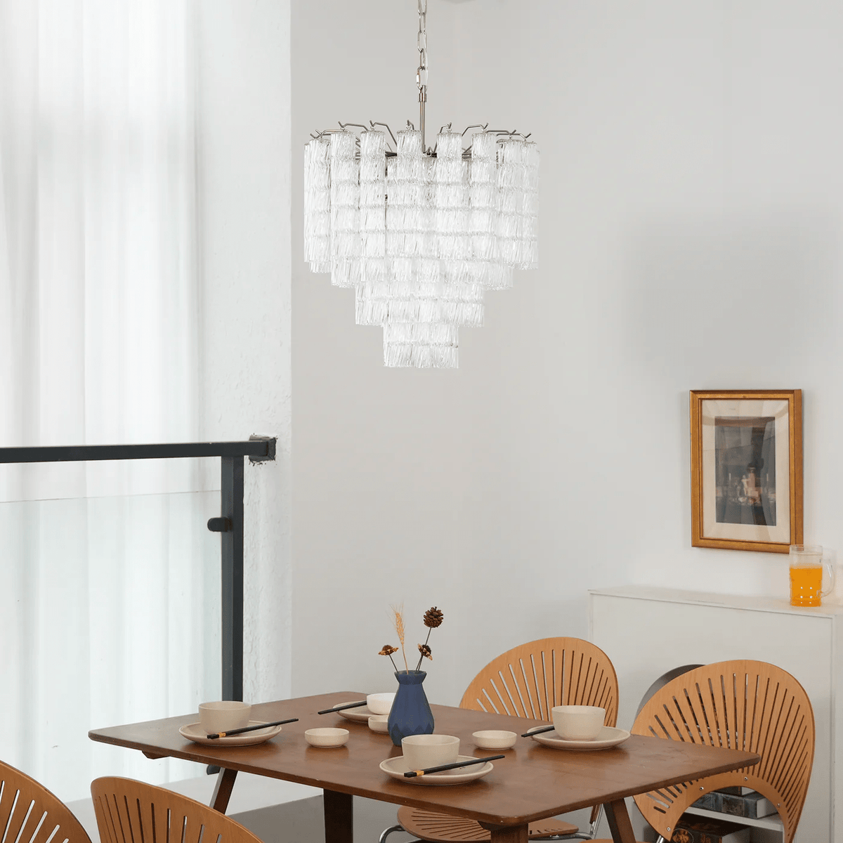 Entryway Crystal Chandelier — Chandelier | Maison Monashee — view 20