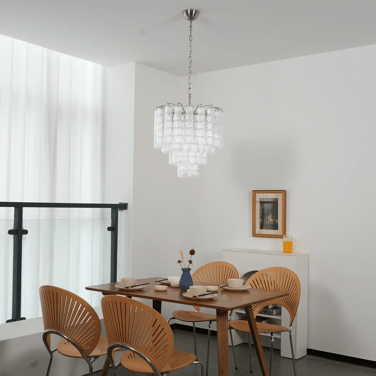 Entryway Crystal Chandelier — Chandelier | Maison Monashee — view 26