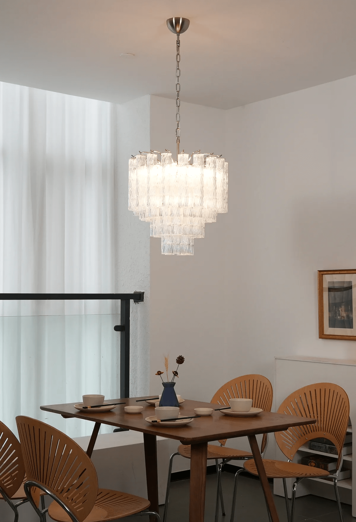 Entryway Crystal Chandelier — Chandelier | Maison Monashee — view 27