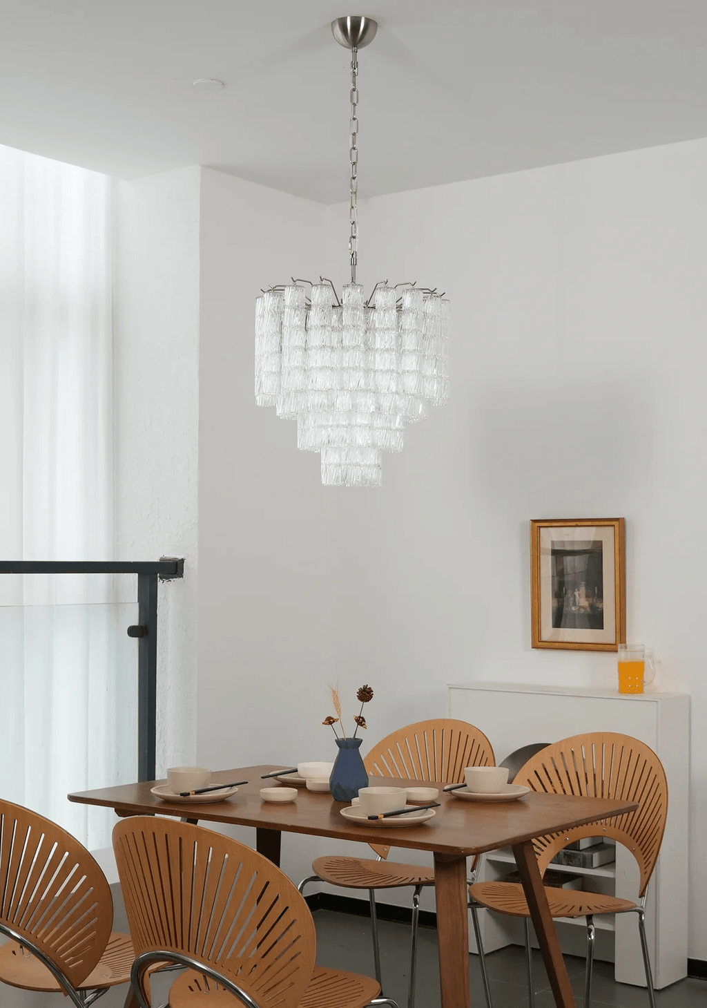 Entryway Crystal Chandelier — Chandelier | Maison Monashee — view 28