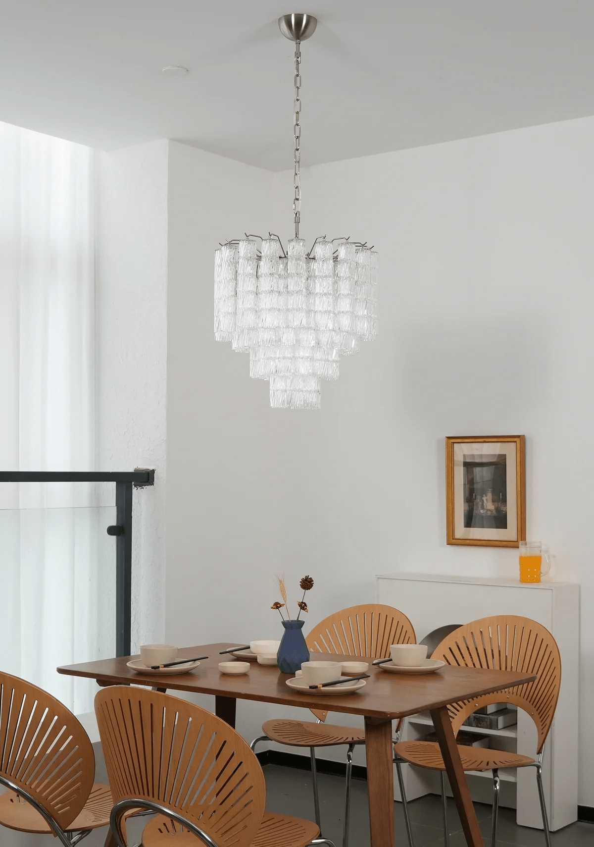 Entryway Crystal Chandelier — Chandelier | Maison Monashee — view 28